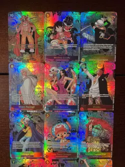 One piece Optcg Proxy/custom Manga Luffy Zoro Shanks Nami Teach Rayleigh Chopper - Image 2