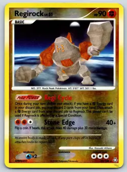 Regirock (Reverse Holo) Legends Awakened 38/146 Rare Pokemon Card LP - Image 1