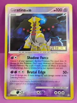 Giratina 4/146 Legends Awakened Reverse Holo Platinum Stamped Pokemon Card - Image 1