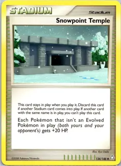 Snowpoint Temple 134/146 Uncommon Legends Awakened NM - Image 1