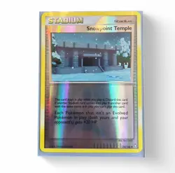 Snowpoint Temple 134/146 Legends Awakened Reverse Holo Pokemon Card LP - Image 1