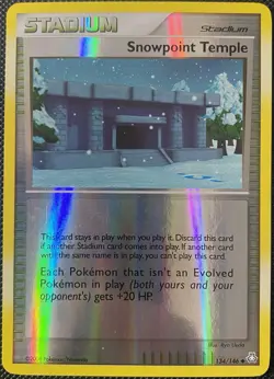 Snowpoint Temple 134/146 Legends Awakened Reverse Holo - Pokemon Card - Image 1