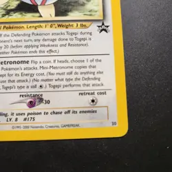 2000 Togepi #30 - Black Star Promo Non-Holo Rare - Pokemon TCG - LP - Image 3