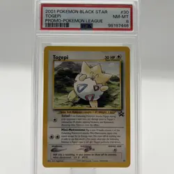 Togepi Black Star Pokemon #30 PSA 8 - Image 1