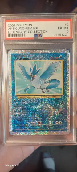 PSA 6 Articuno 2/110 Legendary Collection Reverse Holo Foil 2002 Pokemon - Image 1