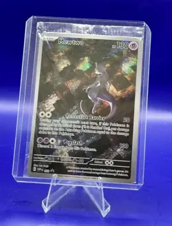 MEWTWO SVP 052 Scarlet Violet 151 Promo Illustration Rare Pokemon Card SEALED - Image 1