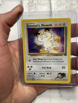Pokemon - Giovanni's Meowth - Gym Challenge 74/132 - Common - NM Vintage Card - Image 1