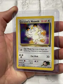 Pokemon - Giovanni's Meowth - Gym Challenge 74/132 - Common - NM Vintage Card - Image 2