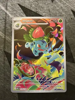 Pokemon TCG Ivysaur Holo Illustration Rare Card 134/132 Mega Evolution NM - Image 1