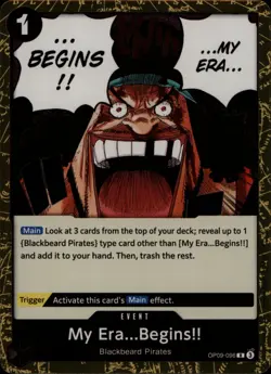 My Era...Begins!! OP09-096 Foil PRB-02 The Best Vol 2 One Piece Near Mint Card - Image 1