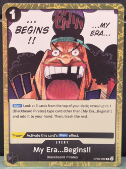 My Era...Begins!! OP09-096 Foil PRB-02 The Best Vol 2 One Piece Near Mint Card - Image 1