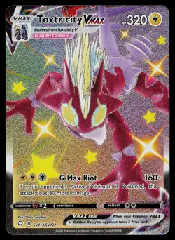 Pokemon Card - Toxtricity VMAX Shining Fates Shiny Vault SV113/SV122 Holo - Image 1