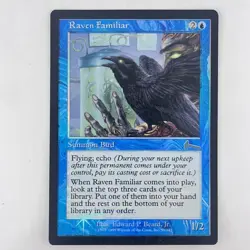 MTG Foil Raven Familiar Urza’s Destiny Magic The Gathering TCG Card - Image 2