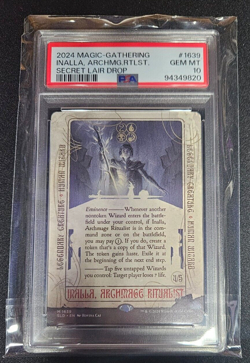 2024 Magic The Gathering Inalla, Archmage Ritualist -Secret Lair PSA GEM MiNT 10 - Image 1