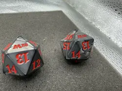 Magic The Gathering 2020 Lot Of 3x D20 Dice MTG Life Counters Spindowns - Image 4