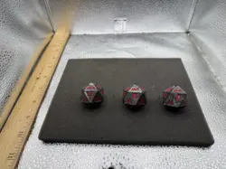 Magic The Gathering 2020 Lot Of 3x D20 Dice MTG Life Counters Spindowns - Image 5