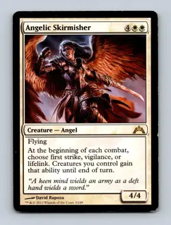 Angelic Skirmisher Gatecrash Non-Foil MTG MP - Image 1