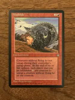 *** Mudslide Ice Age *** NM+ NEVER PLAYED MTG Magic 1995 VINTAGE FAST SHIPPING - Image 1