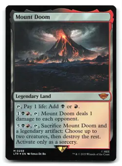 Mount Doom Foil #258 The Lord of the Rings: Tales of Middle-earth - Image 1
