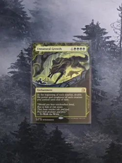 Unnatural Growth Wilds of Eldraine: Enchanting Tales Regular - Image 1