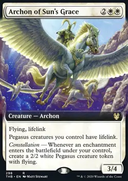 MTG Magic the Gathering Archon of Sun's Grace (298/372) Theros Beyond Death NM - Image 1