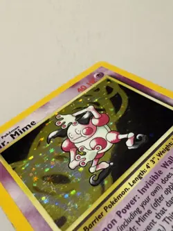 Pokemon TCG Mr. Mime Jungle 6/64 Holo Unlimited Holo Rare LP+ - Image 4