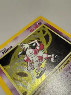Pokemon TCG Mr. Mime Jungle 6/64 Holo Unlimited Holo Rare LP+ - Image 5