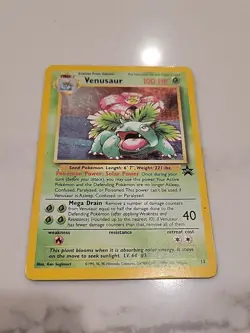 Venusaur WOTC Promo 13 Holo Pokemon TCG Card - Rare!! - Image 2