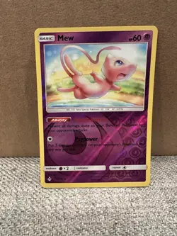 Mew Holo Rare Reverse Holo SM - Unbroken Bonds 76/214 Pokemon TCG - Image 1