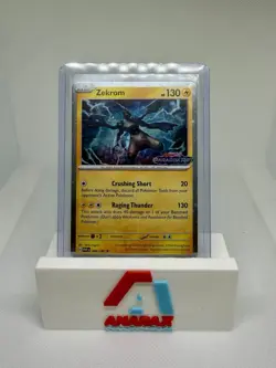 Pokemon Zekrom Stamped Cosmos Holo 66/182 Paradox Rift Promo PAR - Image 1