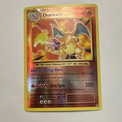Pokemon Charizard 11/108 Evolutions Reverse Holo Holo Rare 150HP Energy Burn TCG - Image 1