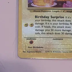 Birthday Pikachu 24 Pokemon Celebrations Classic Collection - Image 5