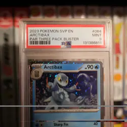 2023 Pokemon Arctibax Holo Promo #064 Rare S/V PSA Graded 9 ENG 3-Pack Blisters - Image 2