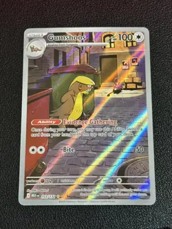 Gumshoos 153/132 Illustration Rare Pokemon Mega Evolution NM - Image 1
