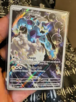 Pokemon TCG Thundurus Black Star Promo #SVP209 Full Art Holo NM - Image 2