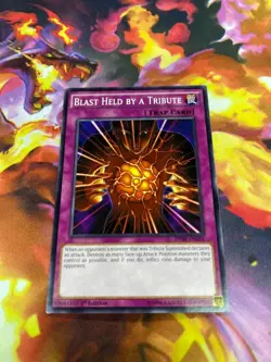 Blast Held by a Tribute - DPRP-EN034 - Common - 1st Edition - Lightly Played - Image 1