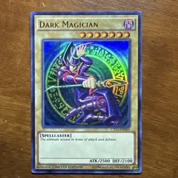 Yu-Gi-Oh! Dark Magician CT13-EN003 2016 Mega-Tins Ultra Rare Spellcaster - Image 1