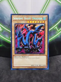 Yugioh Serpent Night Dragon SRL-EN103 Secret Rare 25th Anniversary NM - Image 1