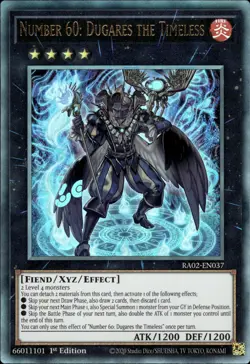 Number 60: Dugares The Timeless - Ultimate Rare 1st Ed. RA02-EN037 - NM - YuGiOh - Image 1
