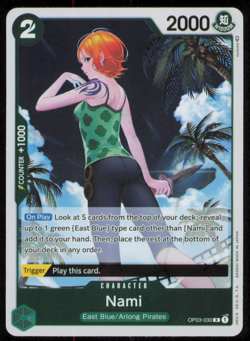 Nami (030) OP03-030 One Piece TCG Foil R NM - Image 1