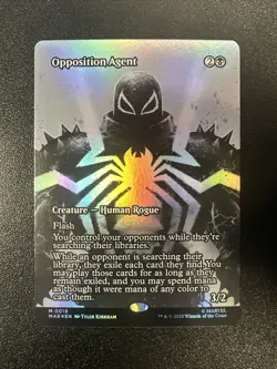 Opposition Agent (Borderless) Marvel Universe Eternal-Legal Foil 0019 NM JL - Image 1