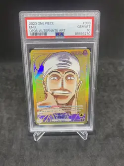 One Piece Awakening of the New Era OP05-098 Enel Alt Art Leader English PSA 10 - Image 1