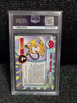 PSA 10 2000 Pokemon Game Topps Chrome TV Raichu Rare GEM MINT Base Set #26 - Image 2