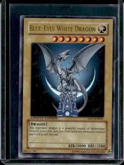 2009 Yu-Gi-Oh! Anniversary Pack Blue-Eyes White Dragon #YAP1-EN001 - Image 1