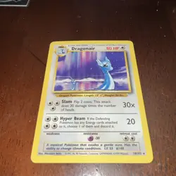 Pokemon TCG Dragonair Base Set Unlimited Rare Card 18/102 Near Mint Condition - Image 1