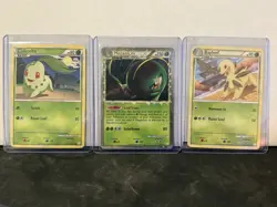 Pokemon Meganium Prime HeartGold SoulSilver Card 109/123 Holo Rare Lot - Image 3
