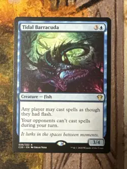 MTG Tidal Barracuda Commander 2020 039/322 Regular Rare - Image 1
