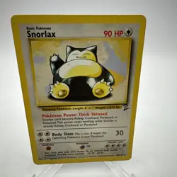 Pokemon TCG Vintage Non Holo Rare Snorlax Jungle 27/64 WotC 1999 MP - Image 1