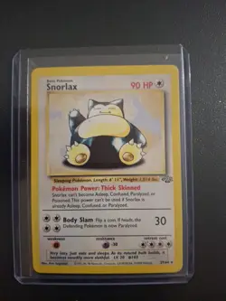 Pokemon TCG Snorlax Jungle 27/64 Non-Holo Rare Vintage 1999 WOTC Card - Image 1