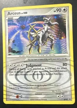 Arceus LV.100 Holo DP50 - Pokemon TCG Diamond and Pearl Promo- LP - RARE Card - Image 1